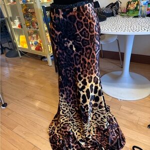 MacDuggal Leopard Print Prom Formal Beaded
Animal SKIRT ONLY! Two piece 0313